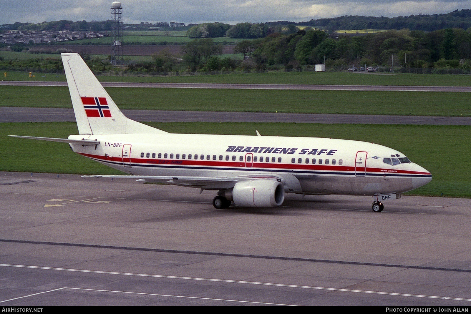 Aircraft Photo of LN-BRF | Boeing 737-505 | Braathens SAFE | AirHistory.net #82980