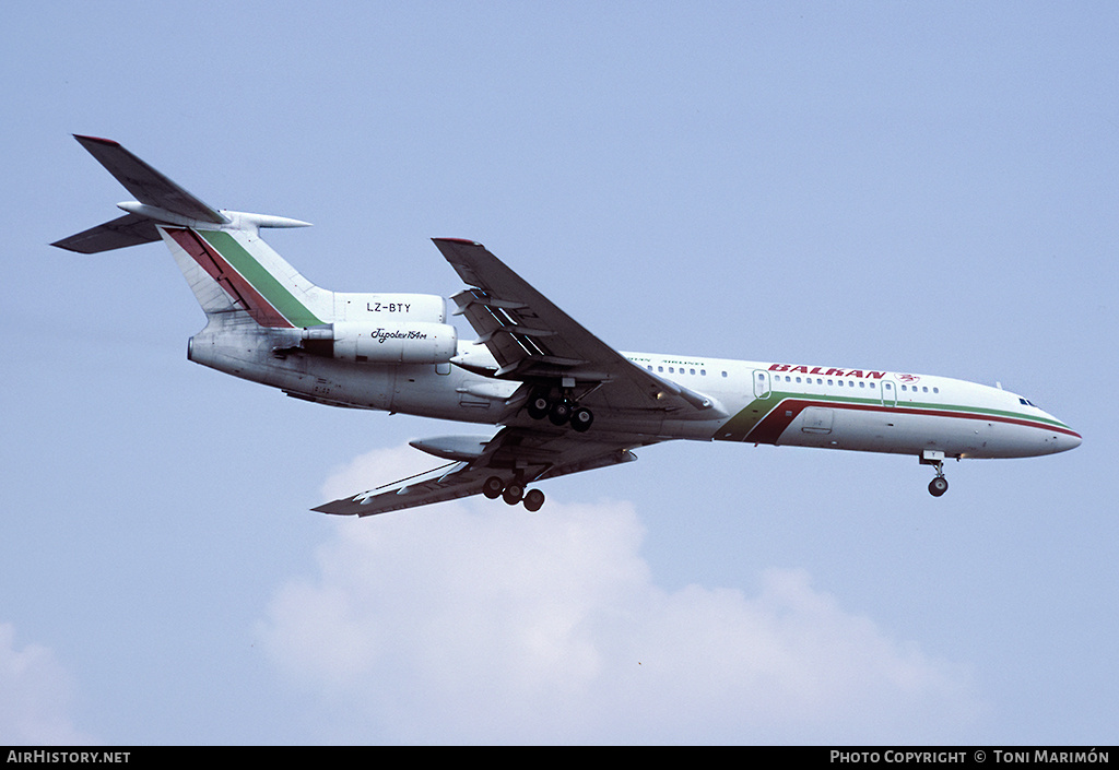 Aircraft Photo of LZ-BTY | Tupolev Tu-154M | Balkan - Bulgarian Airlines | AirHistory.net #82983