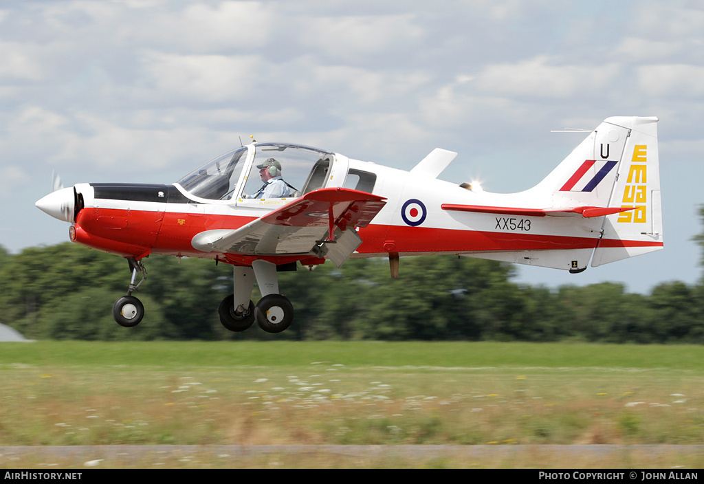 Aircraft Photo of G-CBAB / XX543 | Scottish Aviation Bulldog T1 | UK - Air Force | AirHistory.net #82984