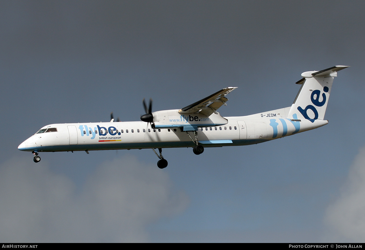 Aircraft Photo of G-JEDM | Bombardier DHC-8-402 Dash 8 | Flybe - British European | AirHistory.net #82990