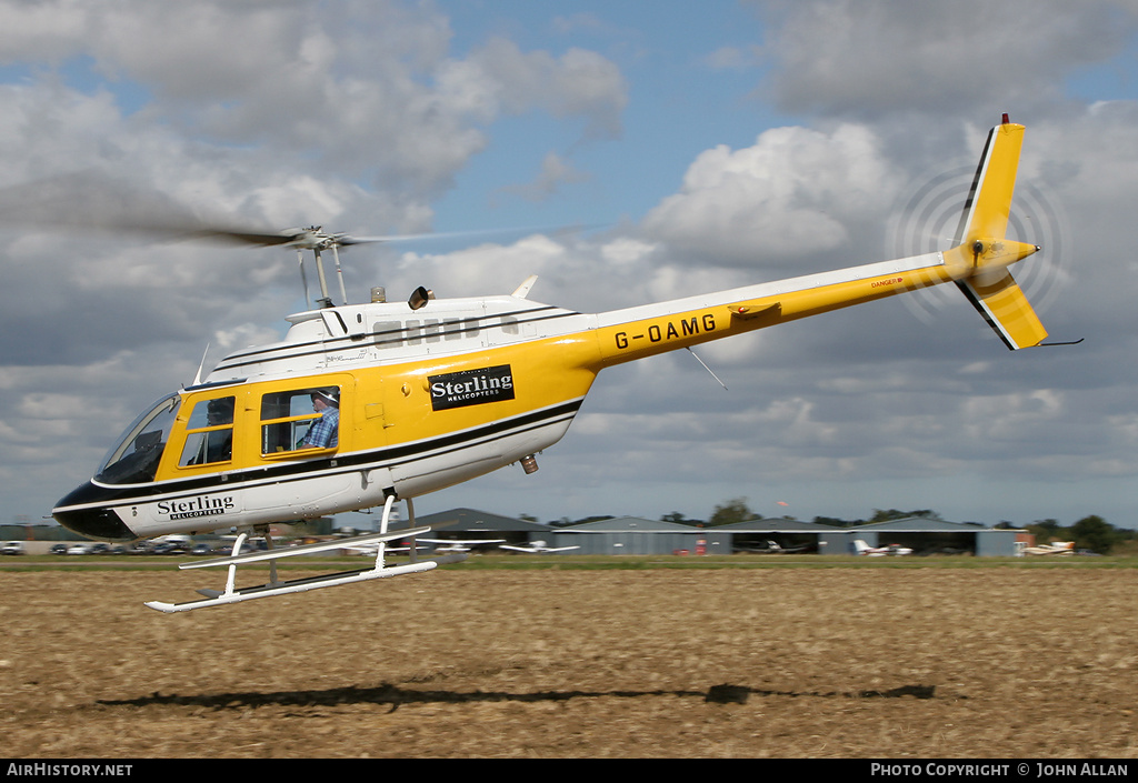 Aircraft Photo of G-OAMG | Bell 206B-3 JetRanger III | Sterling Helicopters | AirHistory.net #82993