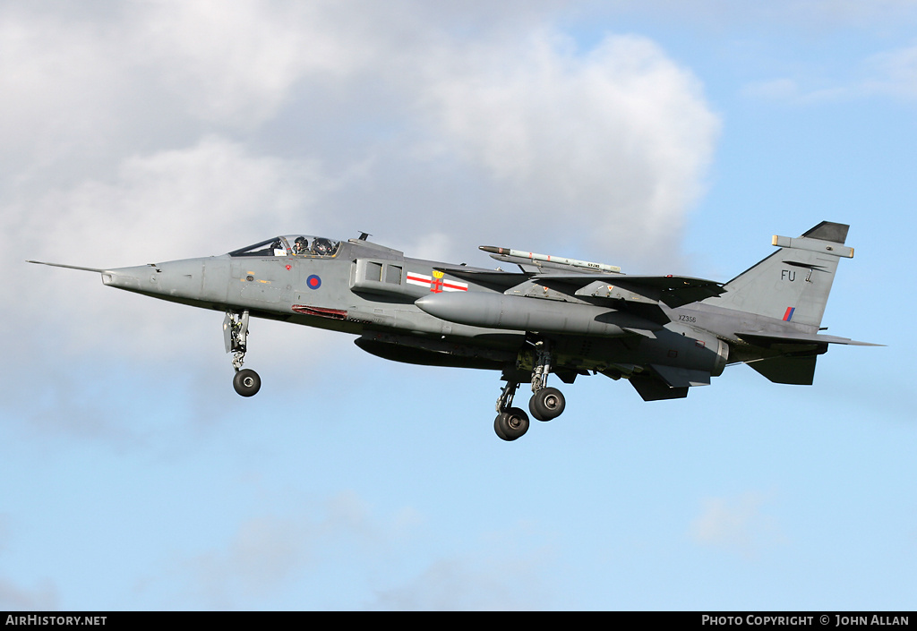 Aircraft Photo of XZ356 | Sepecat Jaguar GR3A | UK - Air Force | AirHistory.net #82997