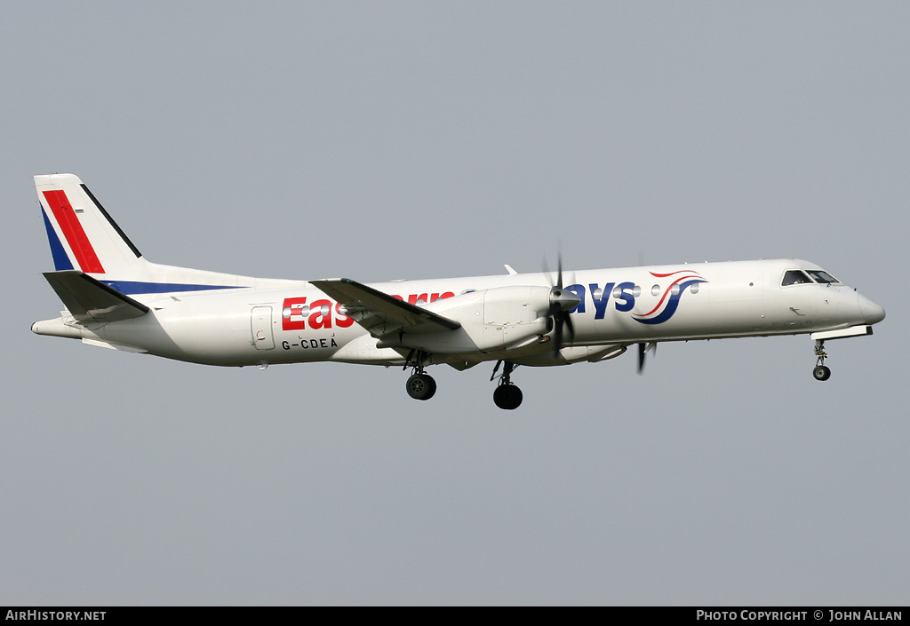 Aircraft Photo of G-CDEA | Saab 2000 | Eastern Airways | AirHistory.net #82998