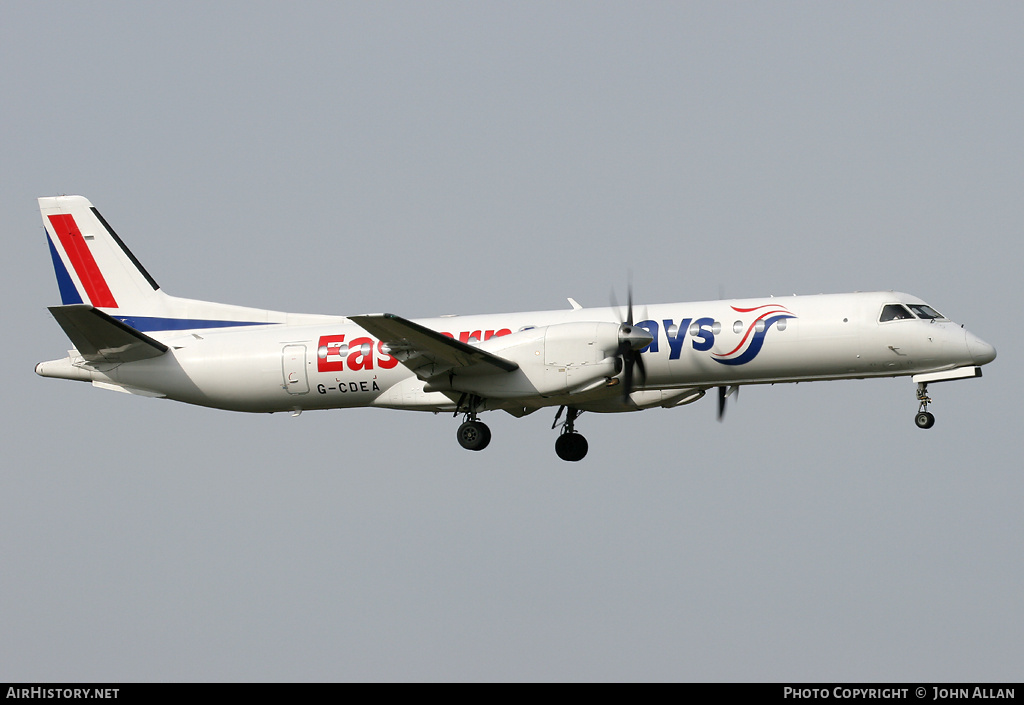 Aircraft Photo of G-CDEA | Saab 2000 | Eastern Airways | AirHistory.net #82998
