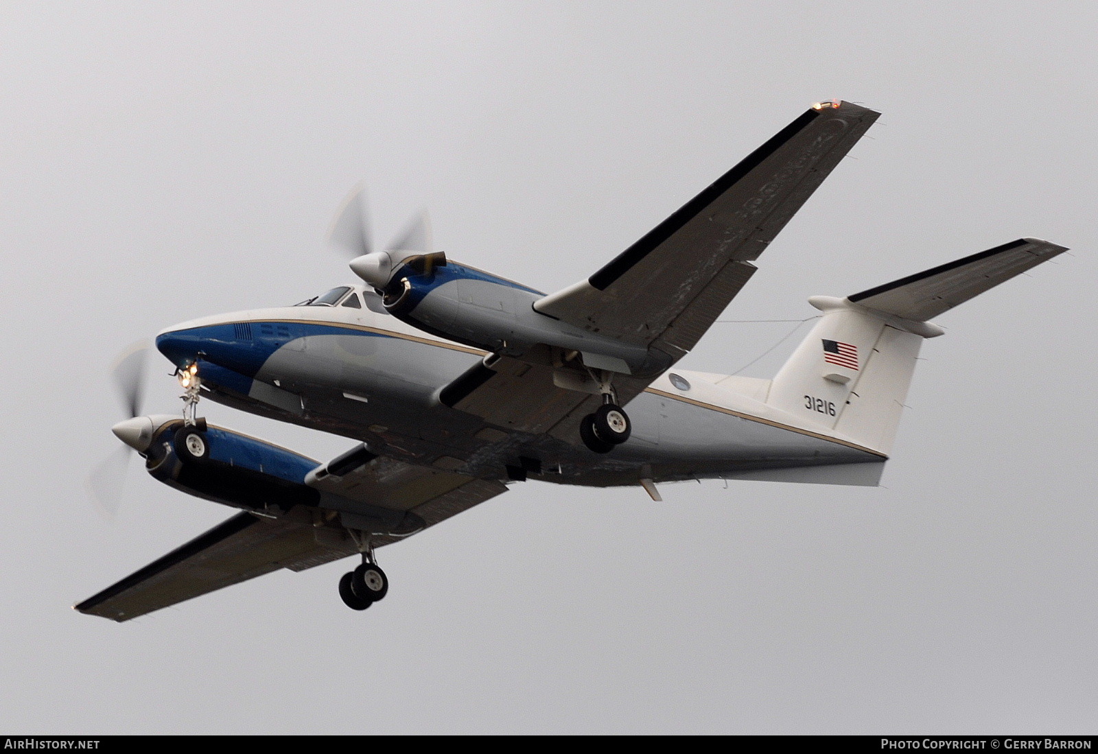 Aircraft Photo of 73-1216 / 31216 | Beech C-12C Huron | USA - Air Force | AirHistory.net #83009