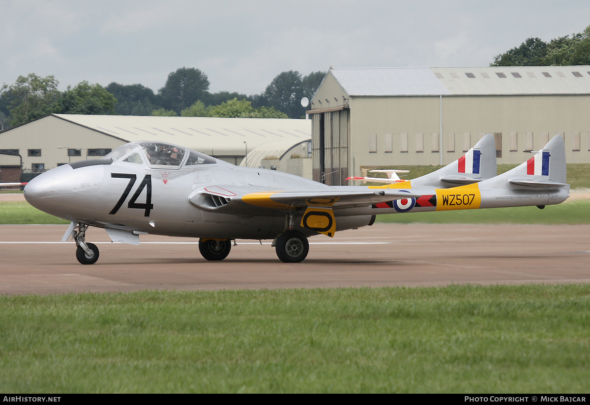 Aircraft Photo of G-VTII / WZ507 | De Havilland D.H. 115 Vampire T11 | UK - Air Force | AirHistory.net #83026