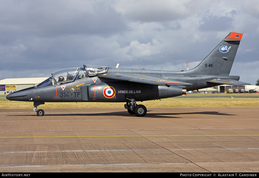 Aircraft Photo of E45 | Dassault-Dornier Alpha Jet E | France - Air Force | AirHistory.net #83027