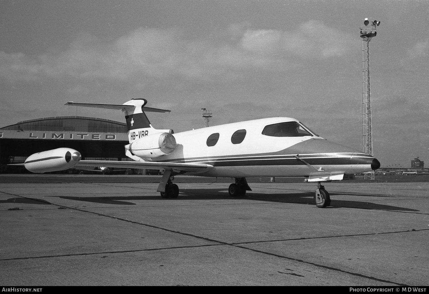 Aircraft Photo of HB-VBB | Lear Jet 23 | AirHistory.net #83029
