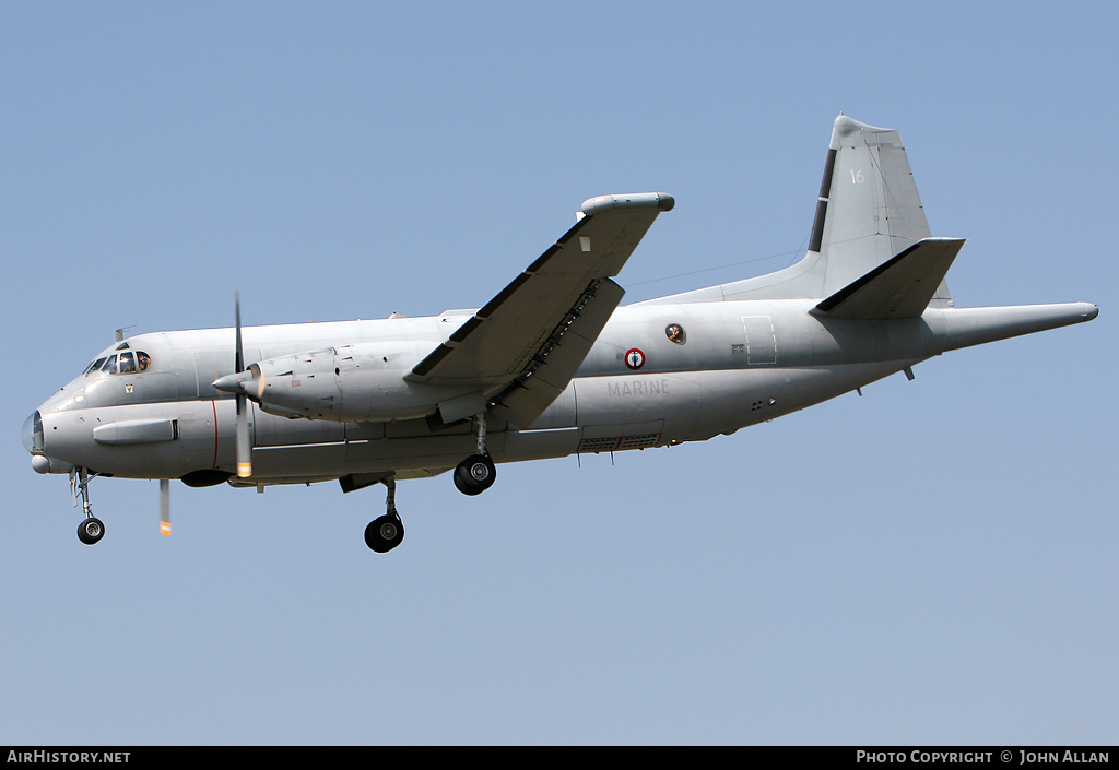 Aircraft Photo of 16 | Dassault ATL-2 Atlantique 2 | France - Navy | AirHistory.net #83041