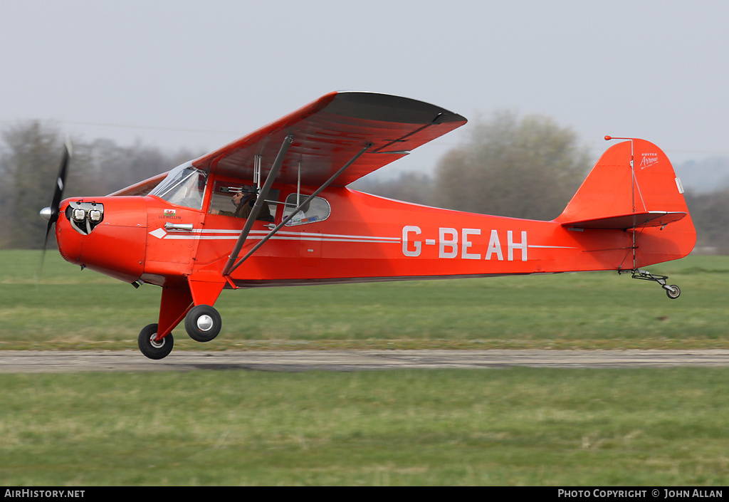 Aircraft Photo of G-BEAH | Auster J-2 Arrow | AirHistory.net #83042