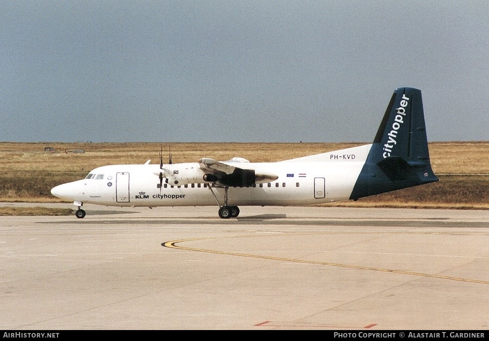 Aircraft Photo of PH-KVD | Fokker 50 | KLM Cityhopper | AirHistory.net #83058