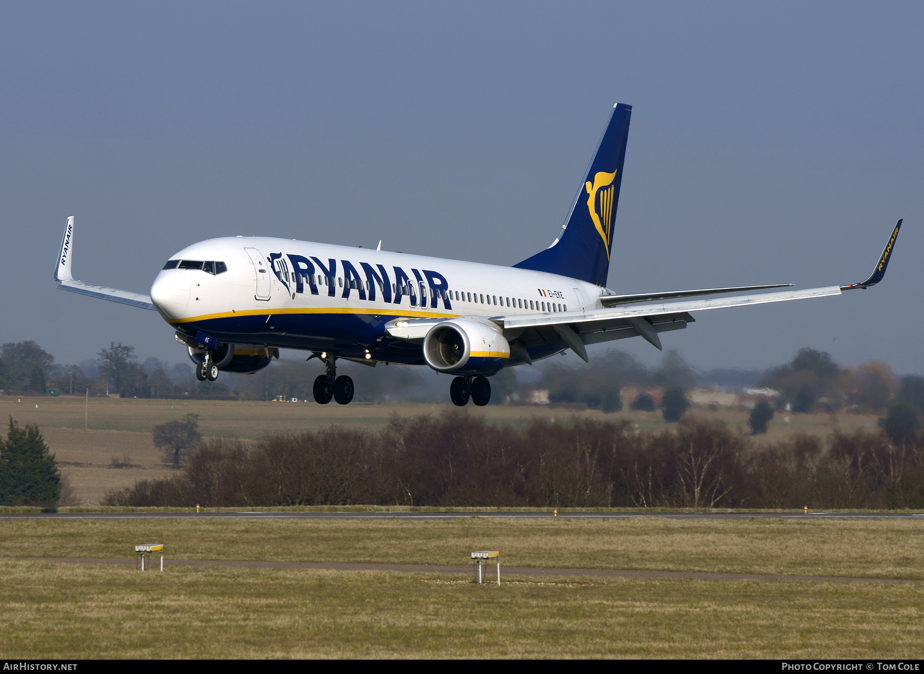 Aircraft Photo of EI-EKE | Boeing 737-8AS | Ryanair | AirHistory.net #83071