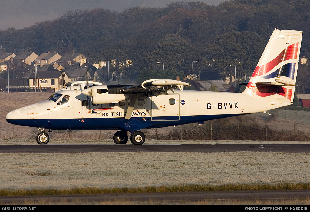 Aircraft Photo of G-BVVK | De Havilland Canada DHC-6-300 Twin Otter | British Airways | AirHistory.net #83072