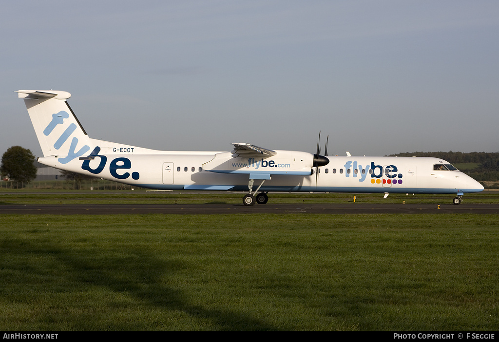 Aircraft Photo of G-ECOT | Bombardier DHC-8-402 Dash 8 | Flybe | AirHistory.net #83091