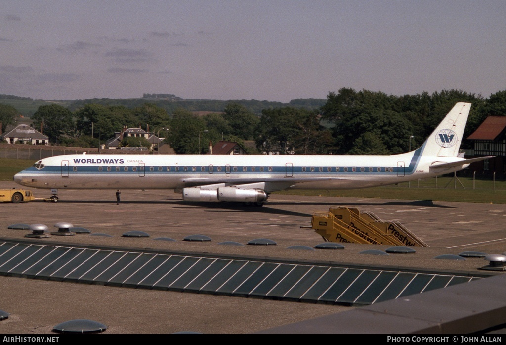 Aircraft Photo of C-FCPP | McDonnell Douglas DC-8-63 | Worldways Canada | AirHistory.net #83099