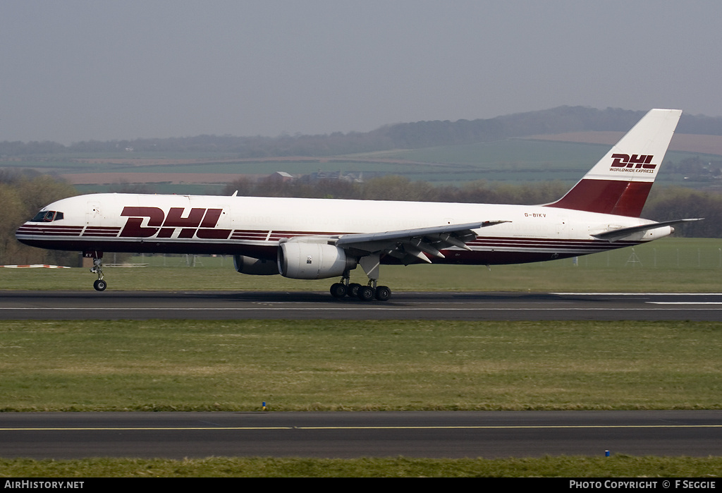 Aircraft Photo of G-BIKV | Boeing 757-236/SF | DHL Worldwide Express | AirHistory.net #83100