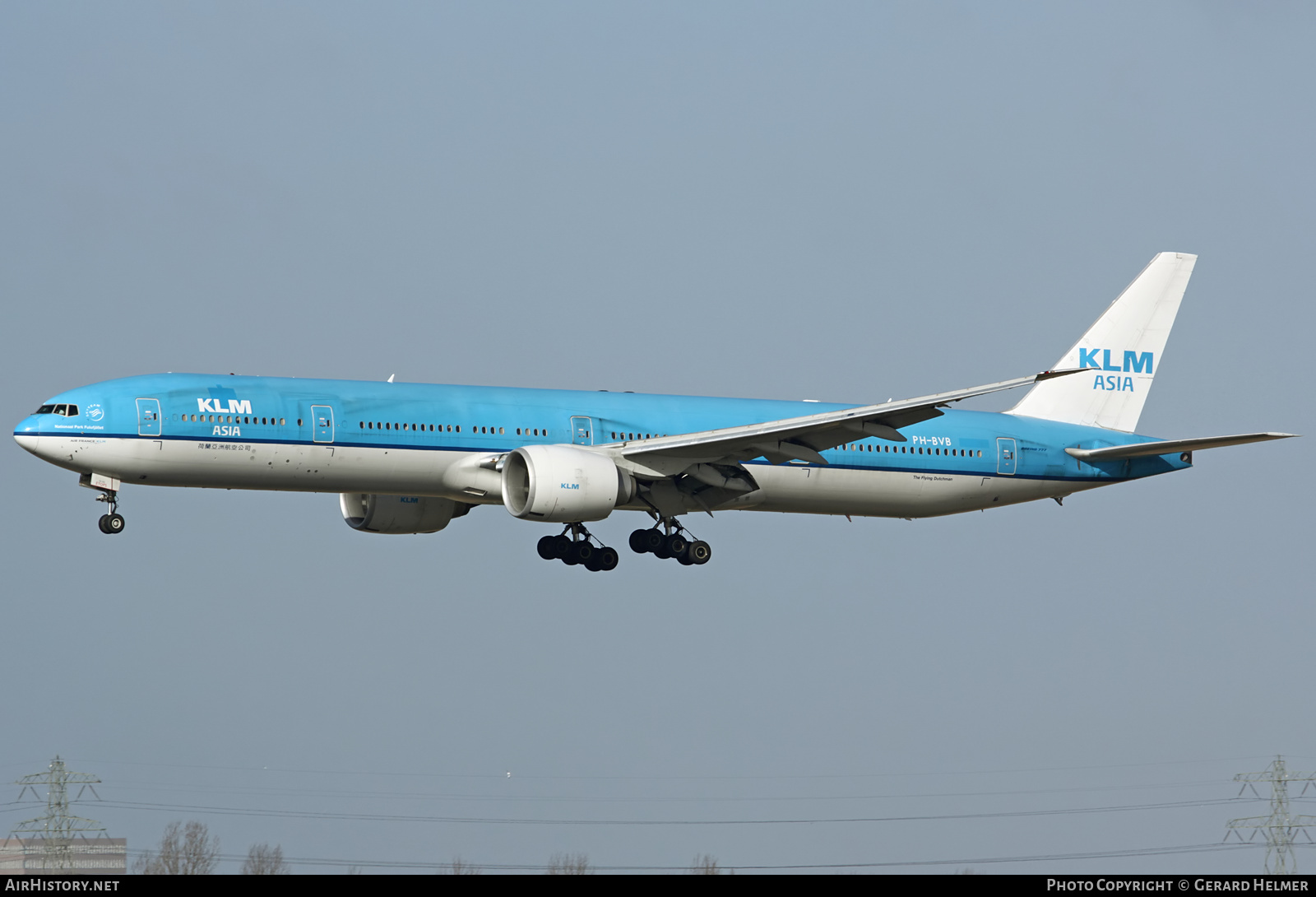 Aircraft Photo of PH-BVB | Boeing 777-306/ER | KLM Asia | AirHistory.net #83105