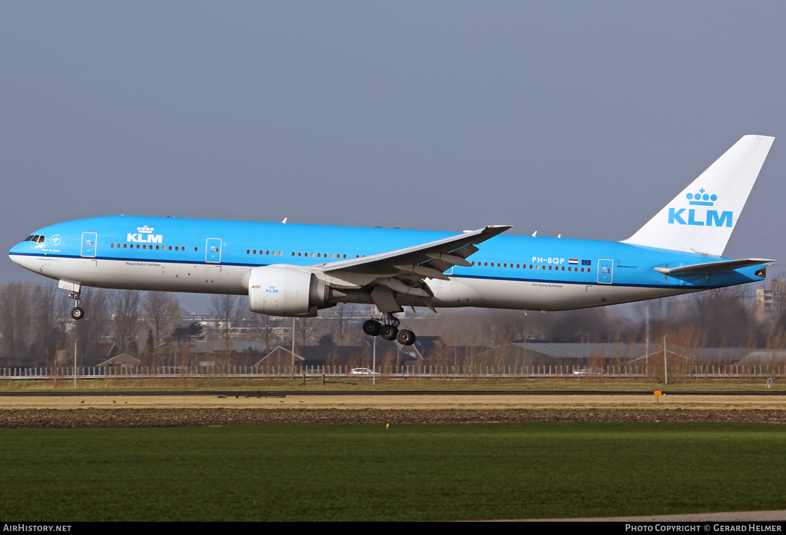 Aircraft Photo of PH-BQP | Boeing 777-206/ER | KLM - Royal Dutch Airlines | AirHistory.net #83108