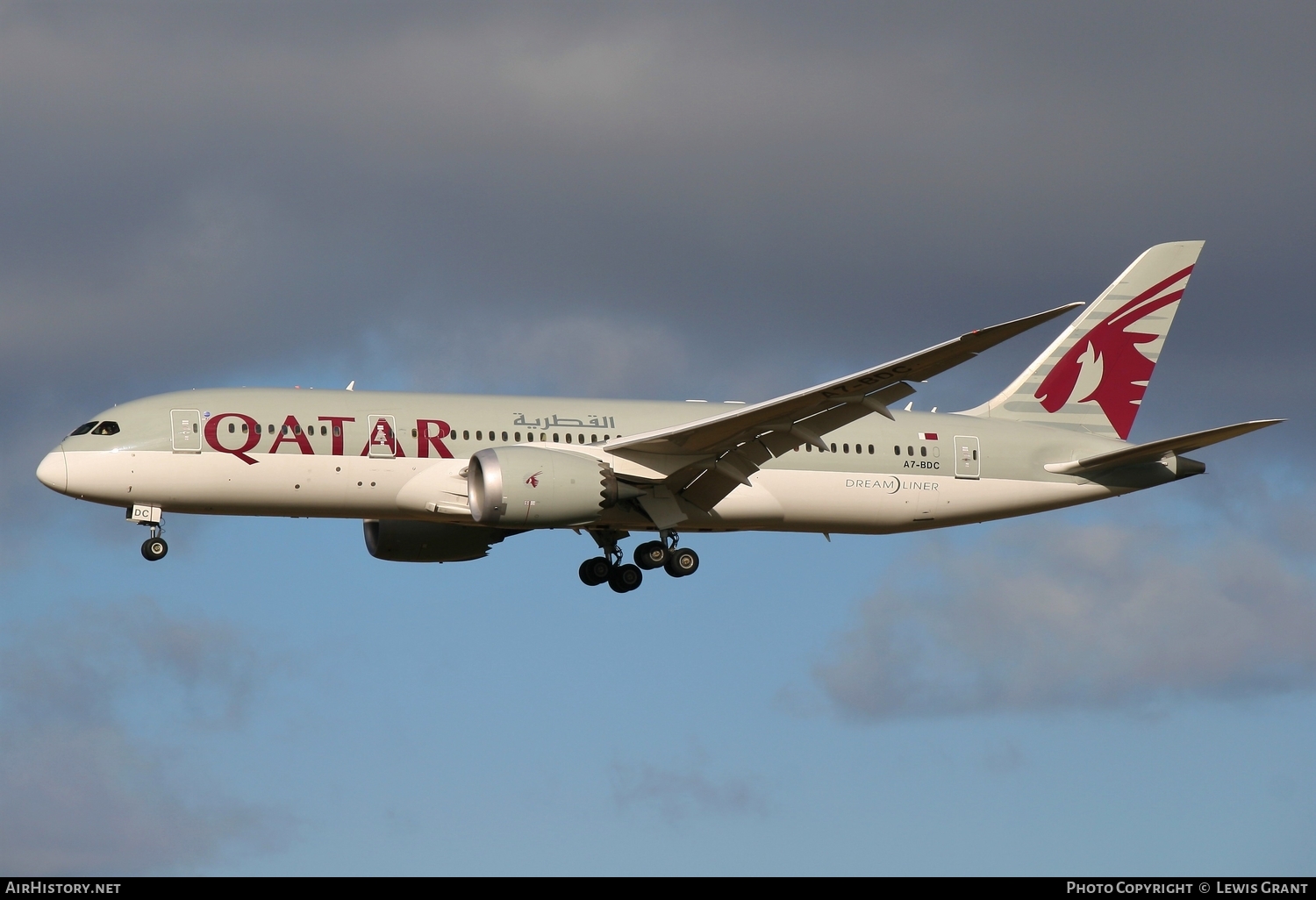 Aircraft Photo of A7-BDC | Boeing 787-8 Dreamliner | Qatar Airways | AirHistory.net #83138