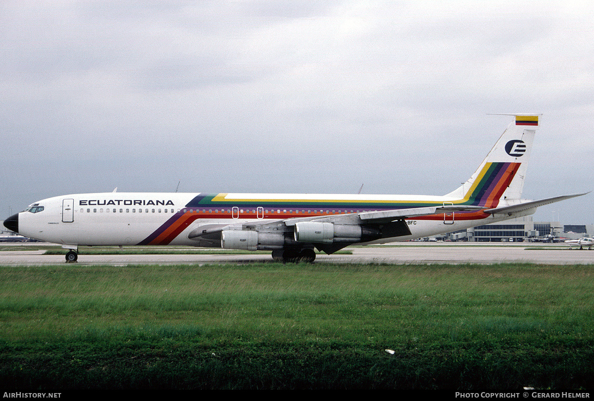 Aircraft Photo of HC-BFC | Boeing 707-321B | Ecuatoriana | AirHistory.net #83157