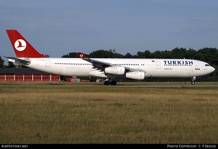 Aircraft Photo of TC-JDL | Airbus A340-311 | Turkish Airlines | AirHistory.net #83179