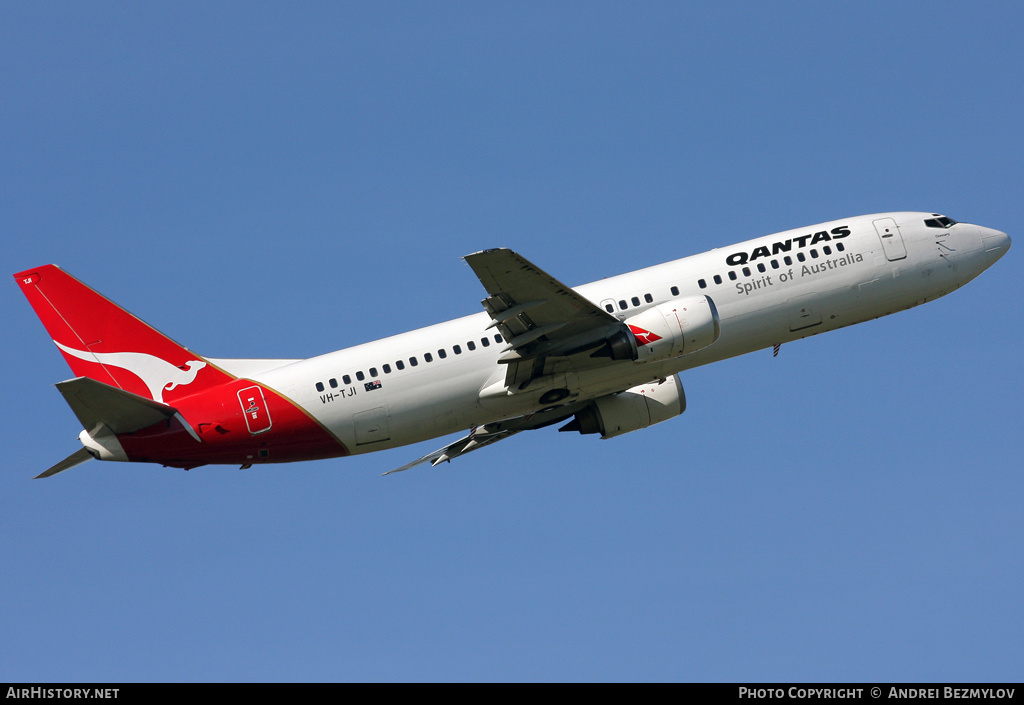 Aircraft Photo of VH-TJI | Boeing 737-476 | Qantas | AirHistory.net #83188
