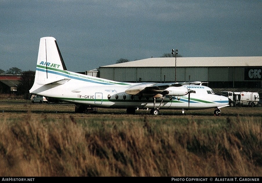 Aircraft Photo of F-GKJC | Fokker F27-200 Friendship | Air Jet | AirHistory.net #83207