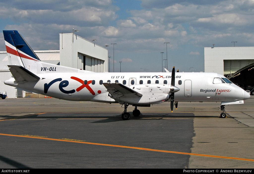 Aircraft Photo of VH-OLL | Saab 340B | REX - Regional Express | AirHistory.net #83210