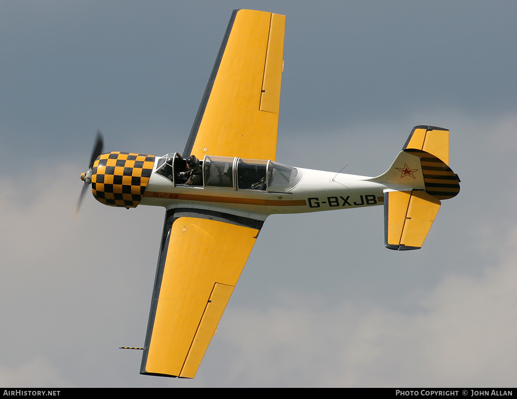 Aircraft Photo of G-BXJB | Yakovlev Yak-52 | Soviet Union - Air Force | AirHistory.net #83236