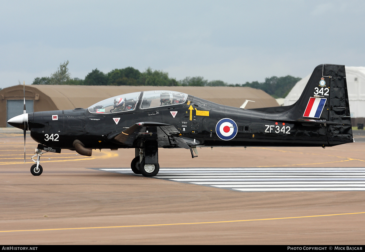 Aircraft Photo of ZF342 | Short S-312 Tucano T1 | UK - Air Force | AirHistory.net #83240