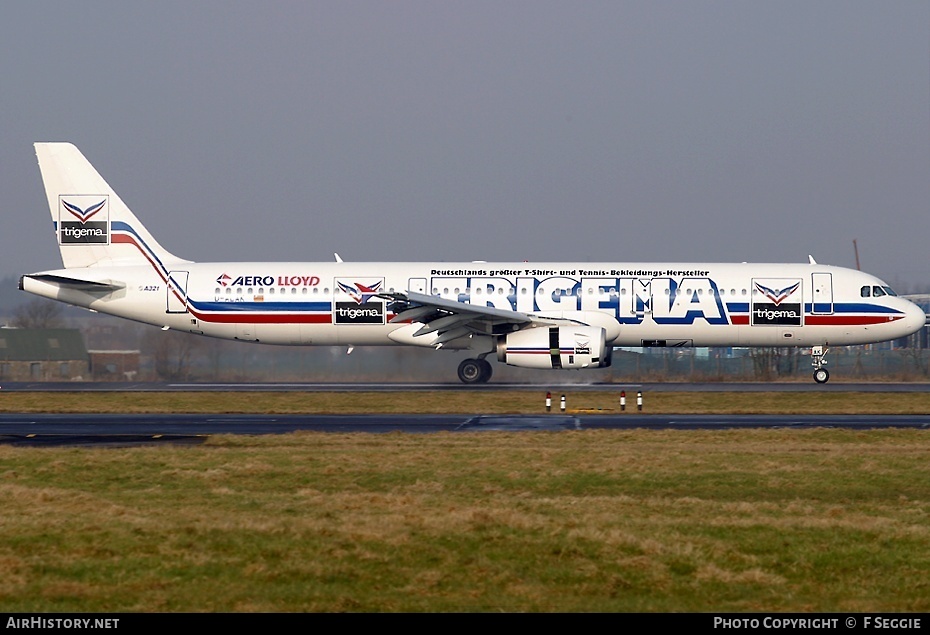 Aircraft Photo of D-ALAK | Airbus A321-231 | Aero Lloyd | AirHistory.net #83245