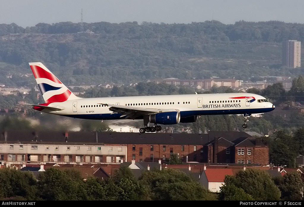 Aircraft Photo of G-BPEK | Boeing 757-236 | British Airways | AirHistory.net #83257