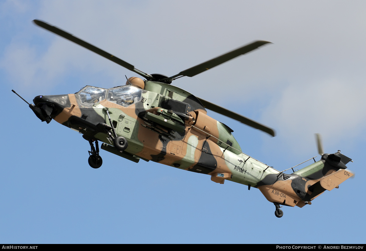 Aircraft Photo of A38-014 | Eurocopter EC-665 Tiger ARH | Australia - Army | AirHistory.net #83261