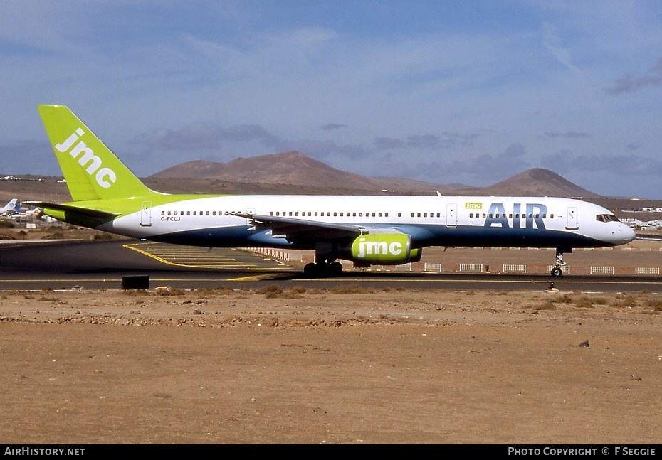 Aircraft Photo of G-FCLJ | Boeing 757-2Y0 | JMC Air | AirHistory.net #83265