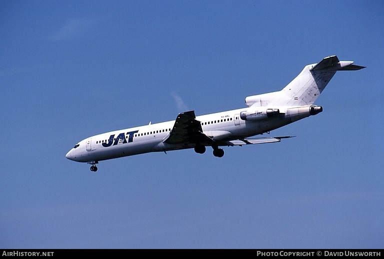 Aircraft Photo of YU-AKL | Boeing 727-2H9/Adv | JAT Yugoslav Airlines - Jugoslovenski Aerotransport | AirHistory.net #83278