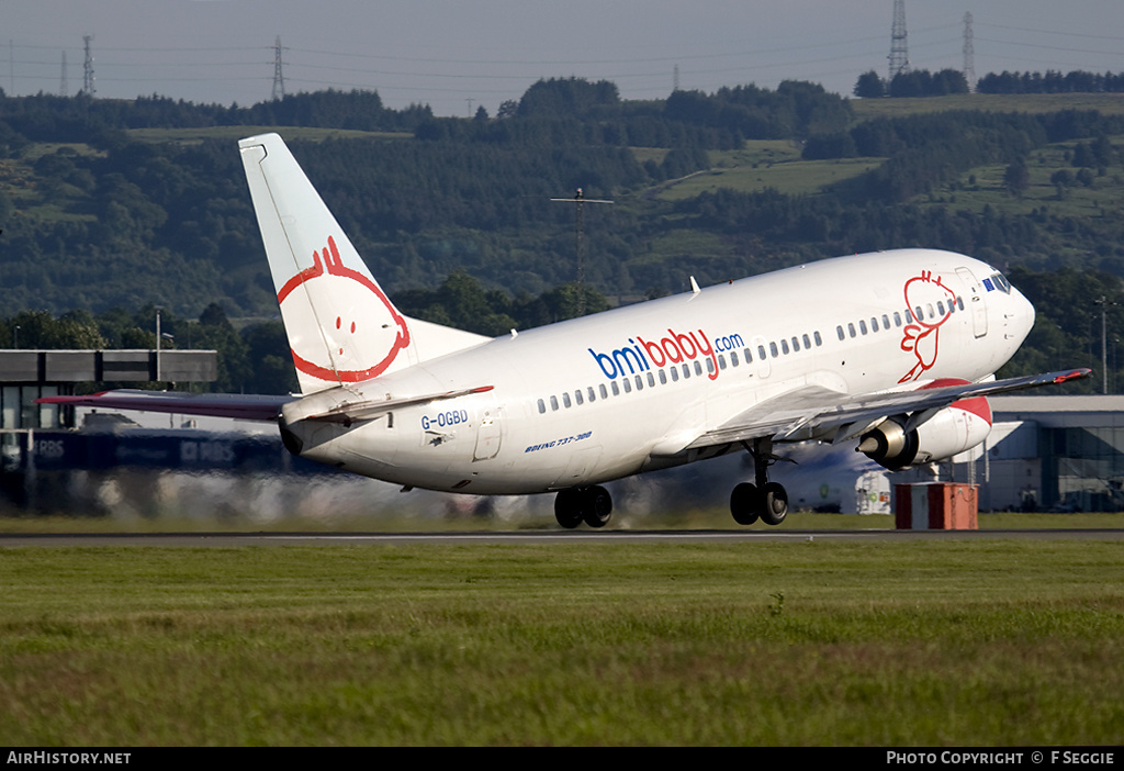 Aircraft Photo of G-OGBD | Boeing 737-3L9 | Bmibaby | AirHistory.net #83291