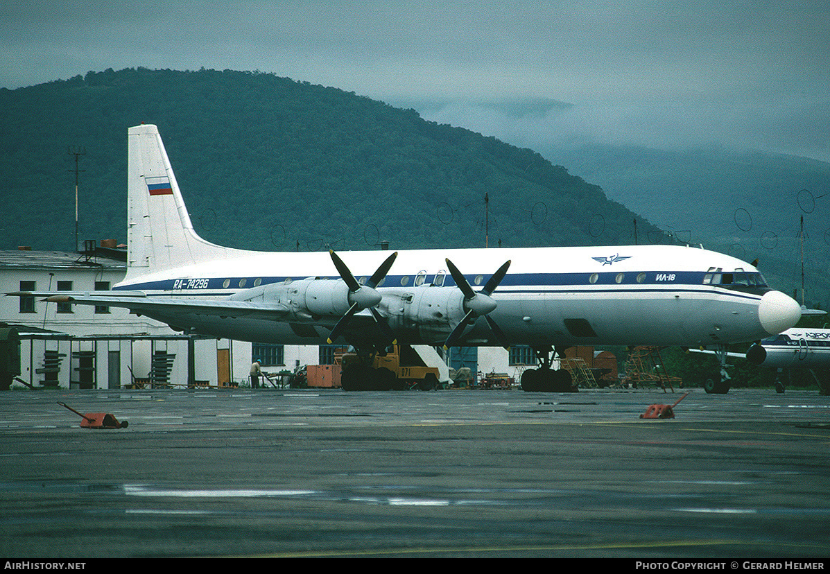 Aircraft Photo of RA-74296 | Ilyushin Il-18D | AirHistory.net #83302