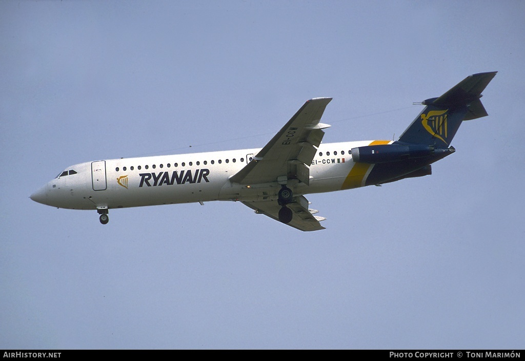 Aircraft Photo of EI-CCW | BAC 111-509EW One-Eleven | Ryanair | AirHistory.net #83326