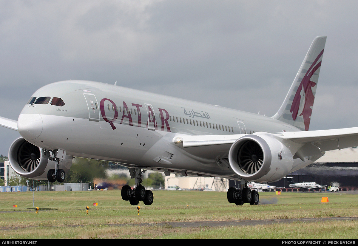 Aircraft Photo of N10187 | Boeing 787-8 Dreamliner | Qatar Airways | AirHistory.net #83332