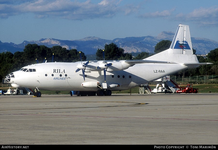 Aircraft Photo of LZ-RAA | Antonov An-12BP | Rila Airlines | AirHistory.net #83333