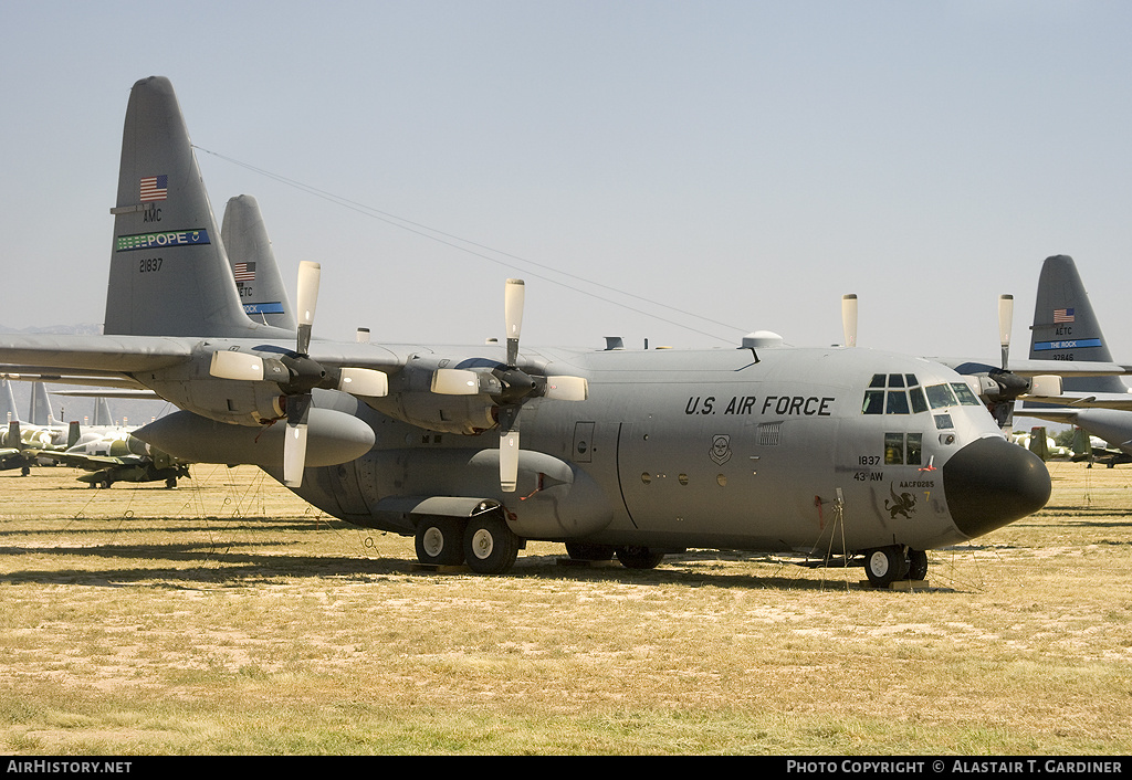 Aircraft Photo of 62-1837 / 21837 | Lockheed C-130E Hercules (L-382) | USA - Air Force | AirHistory.net #83339