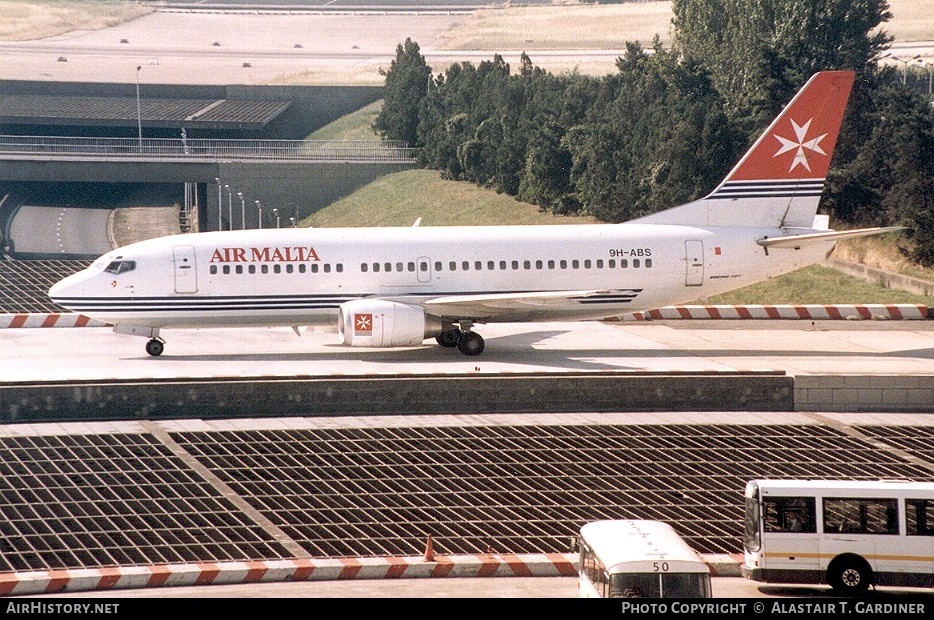 Aircraft Photo of 9H-ABS | Boeing 737-3Y5 | Air Malta | AirHistory.net #83342