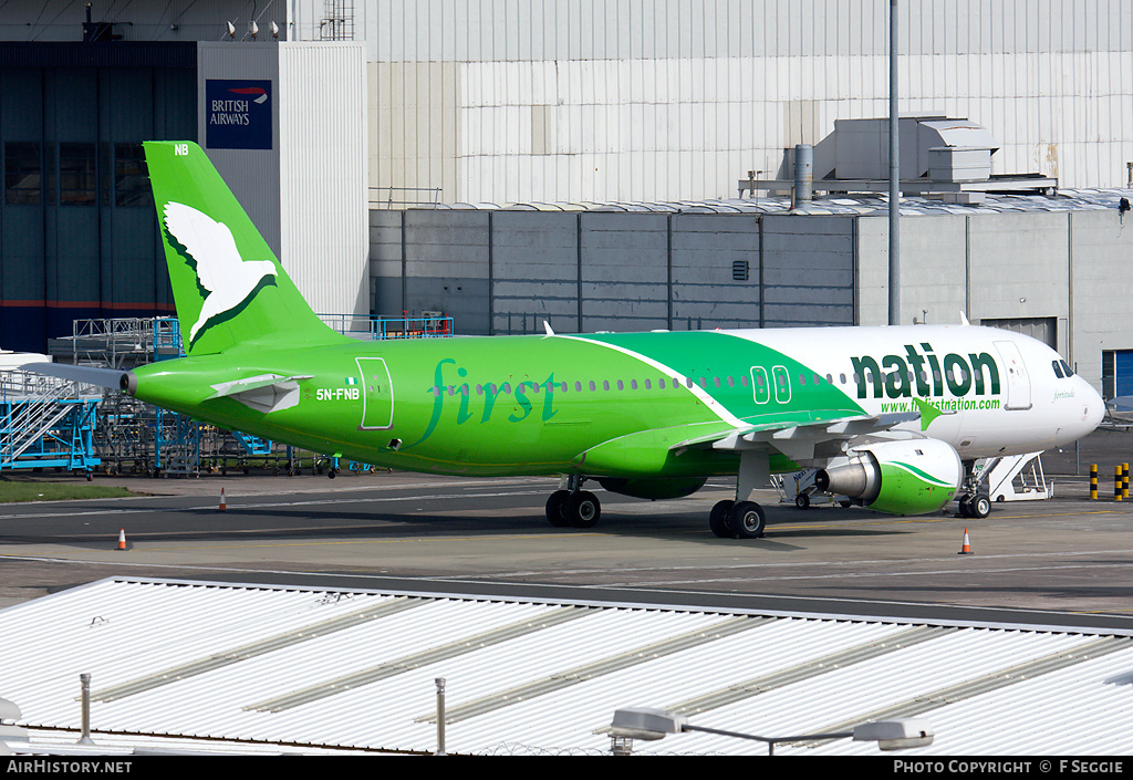 Aircraft Photo of 5N-FNB | Airbus A320-212 | First Nation Airways | AirHistory.net #83369
