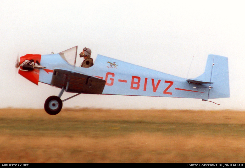 Aircraft Photo of G-BIVZ | Druine D-31 Turbulent | The Tiger Club | AirHistory.net #83377