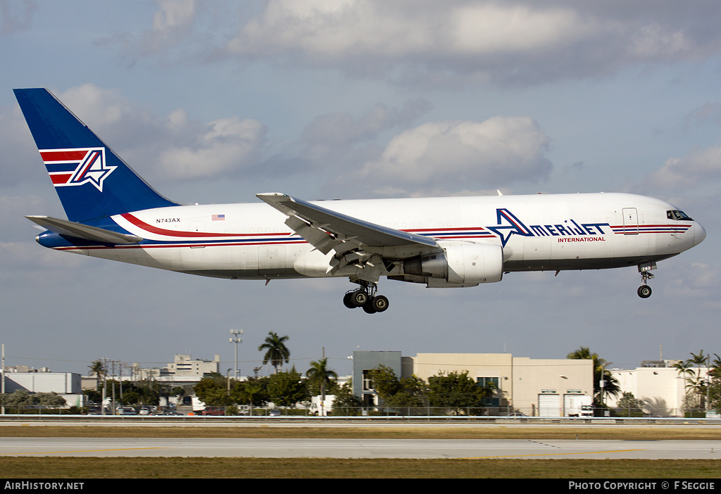 Aircraft Photo of N743AX | Boeing 767-232(BDSF) | Amerijet International | AirHistory.net #83395