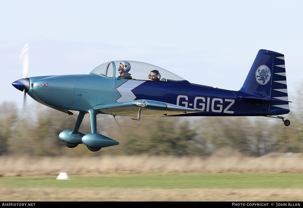 Aircraft Photo of G-GIGZ | Van's RV-8 | AirHistory.net #83411