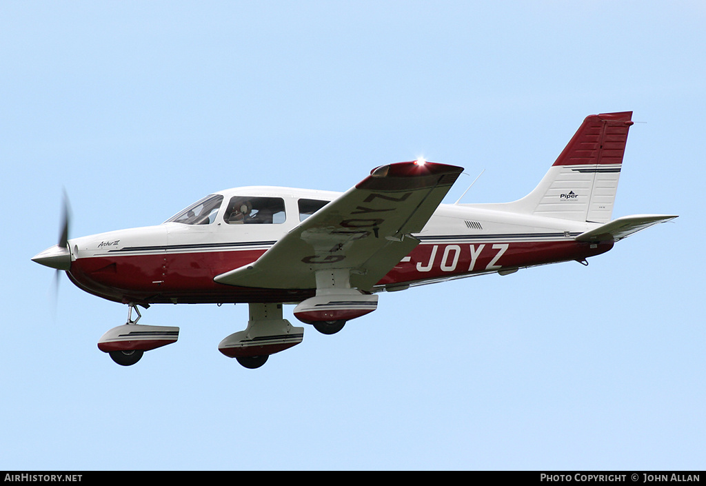 Aircraft Photo of G-JOYZ | Piper PA-28-181 Archer III | AirHistory.net #83412