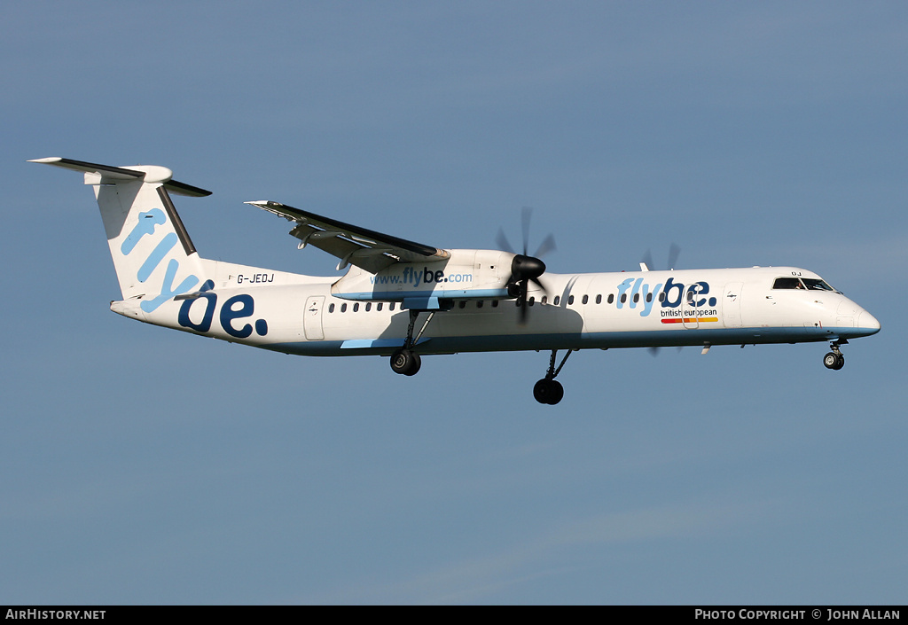 Aircraft Photo of G-JEDJ | Bombardier DHC-8-402 Dash 8 | Flybe - British European | AirHistory.net #83430