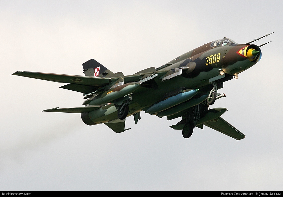 Aircraft Photo of 3509 | Sukhoi Su-22M4 | Poland - Air Force | AirHistory.net #83437