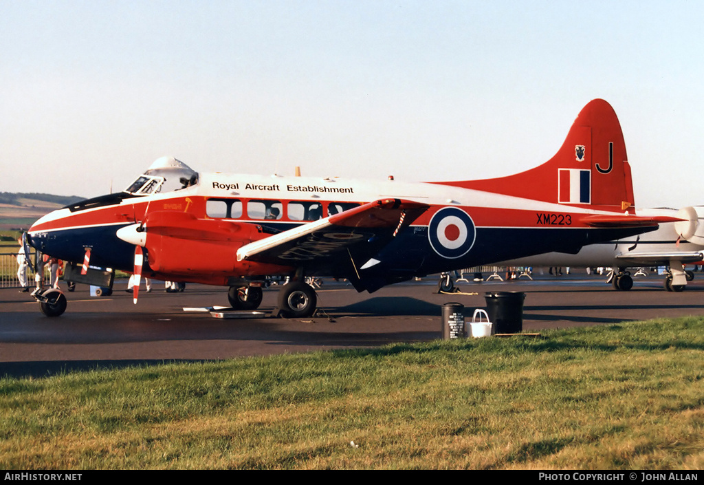Aircraft Photo of XM223 | De Havilland D.H. 104 Devon C1 | UK - Air Force | AirHistory.net #83439